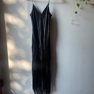 Cami NYC Dennis Fringe & Silk Dress (Size: XS)